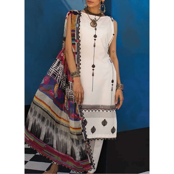 Zara Shahjahan Embroidered Lawn - Picture 3 of 6